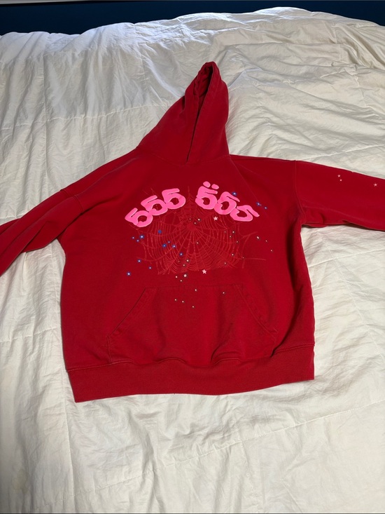 Sp5der Other - Red 555 Spider Hoodie